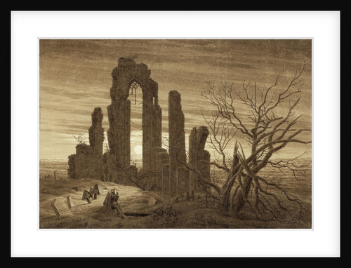 Winter - Night - Old Age and Death by Caspar David Friedrich