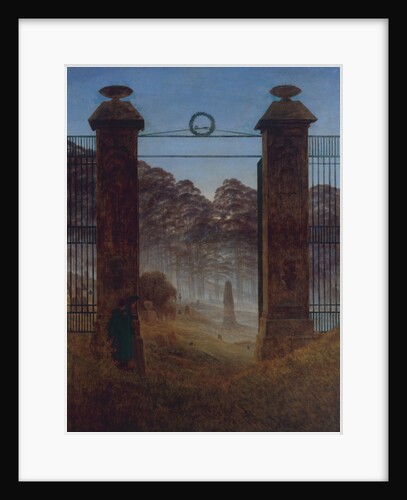 The Cemetery, ca 1825 by Caspar David Friedrich