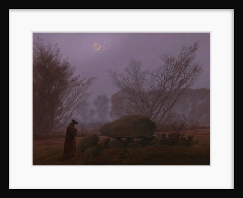 A Walk at Dusk, 1830-1835 by Caspar David Friedrich