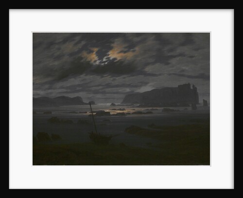 Northern Sea in the Moonlight, c. 1823 by Caspar David Friedrich