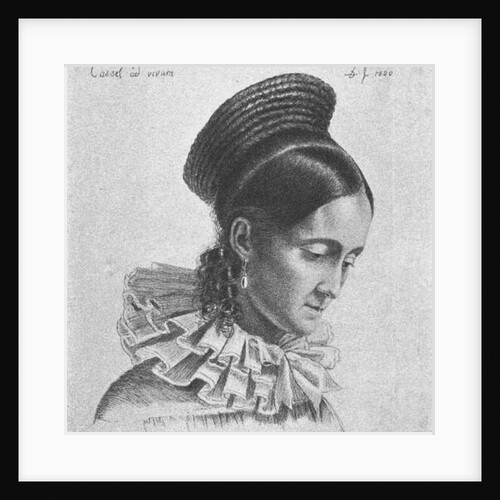 Charlotte Amalie Hassenpflug, 1820 by Ludwig Emil Grimm