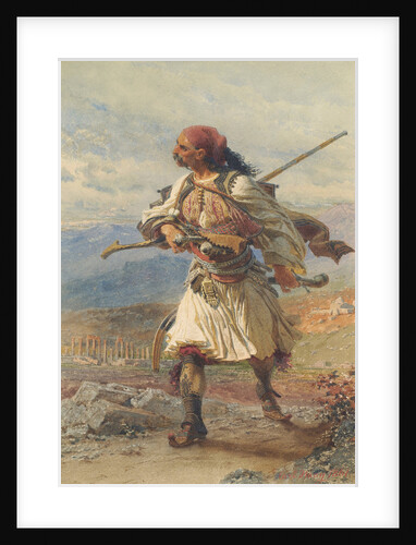 Greek Warrior, 1861 by Carl Haag