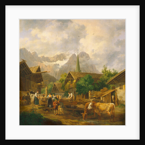 Morning in Partenkirchen, 1819 by Peter von Hess