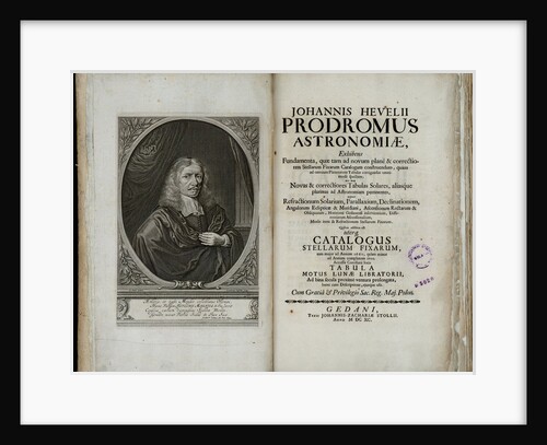 Johannes Hevelius, Prodromus astronomiae, 1690 by Johannes Hevelius