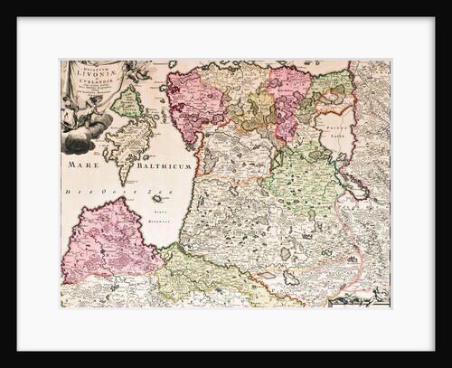 The Baltic Sea by Johann Baptist Homann