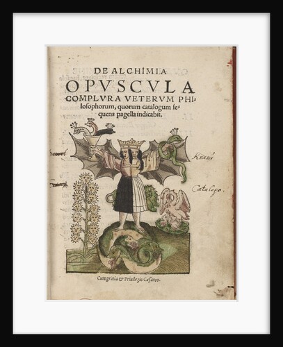 De Alchimia opvscvla complvra vetervm philosophorum, 1550 by Cyriacus Jacob