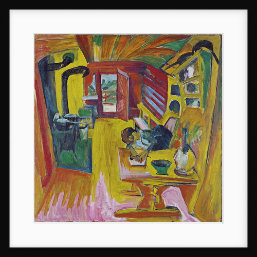 Alpine Kitchen, 1918 by Ernst Ludwig Kirchner