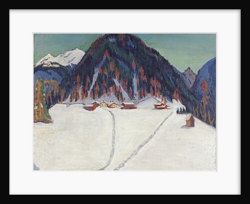 The Junkerboden under Snow, ca 1936-1938 by Ernst Ludwig Kirchner