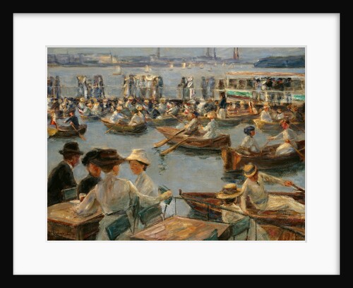 On the Alster in Hamburg, 1910 by Max Liebermann