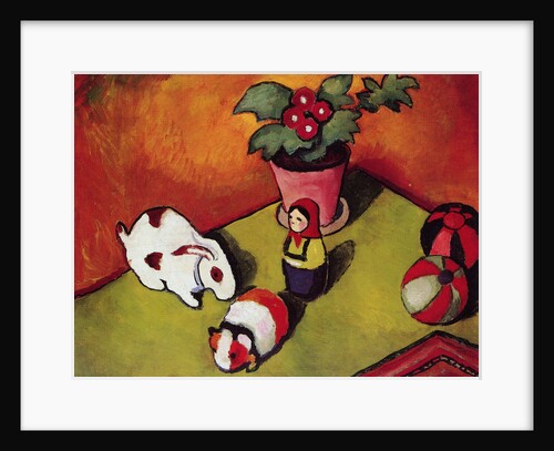 Little Walters Toys, 1912 by August Macke