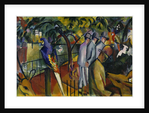 Zoological garden I, 1912 by August Macke
