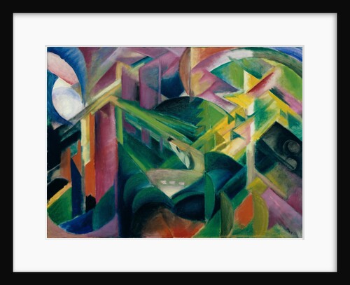 Deer in Cloister Garden, 1912 by Franz Marc