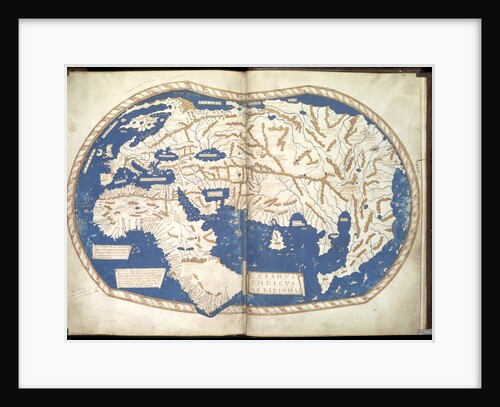 Map of the world, c. 1490 by Henricus Martellus Germanus