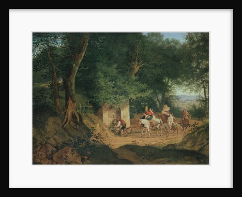 The Well in the Wood at Ariccia, 1831 by Gustav Richter