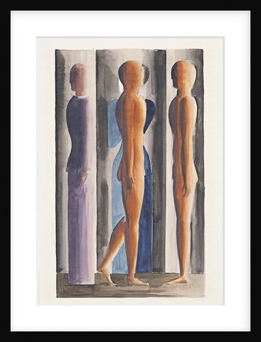 Formation. Tri-partition, 1926 by Oskar Schlemmer