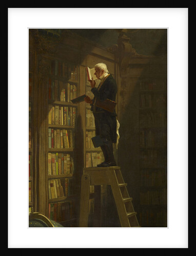 The Bookworm, c. 1850 by Carl Spitzweg