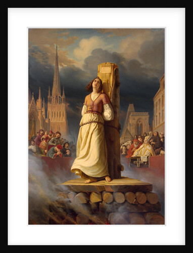 Joan of Arcs Death at the Stake, 1843 by Hermann Stilke