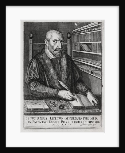 Portrait of Fortunio Liceti (1577?1657) by Johann Troschel the Younger