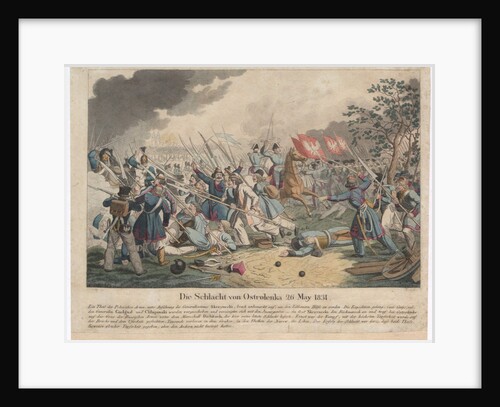The Battle of Ostroleka on 26 May 1831 by Georg Benedikt Wunder