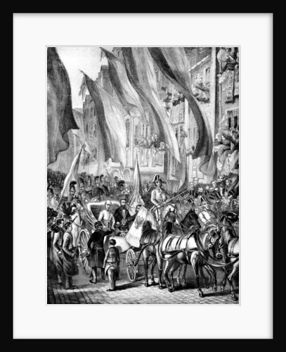 Entry of Archduke John of Austria in Frankfurt on 11 July 1848, 1848 by Anonymous