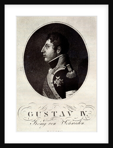 Portrait of Gustav IV Adolf of Sweden, Early 19th cen by Anonymous