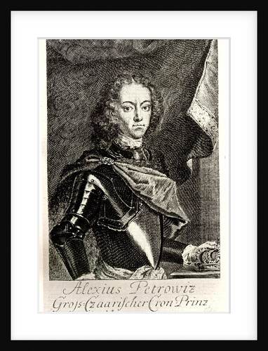 Portrait of Tsarevich Alexei Petrovich of Russia by Anonymous