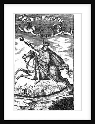 Tsar Peter I Alexeyevich by Anonymous