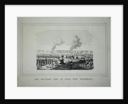 Battle between Russian troops and French cavalry near Ostrovno 25-26 July 1812 by Anonymous