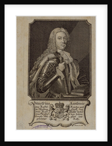 Dimitrie Cantemir, 1771 by Anonymous