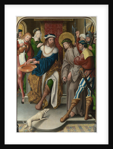 Christ before Pilate (The Liesborn Altarpiece), c. 1520 by Jan Baegert