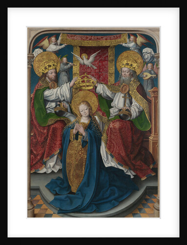 The Coronation of the Virgin (The Liesborn Altarpiece), c. 1520 by Jan Baegert