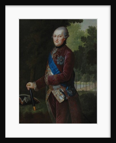 Portrait of Peter von Biron, Duke of Courland and Semigallia, 1781 by Friedrich Hartmann Barisien