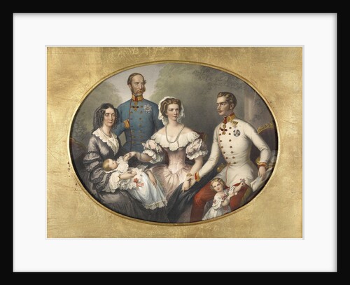 The Emperor Family of Austria, 1856 by Joseph Bayer