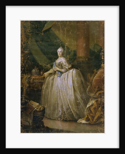 Portrait of Empress Catherine II, 1765 by Heinrich Buchholz
