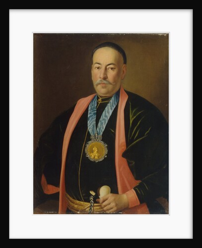 Portrait of Stepan Danilovich Yefremov, Ataman of the Don Cossack Host, 1765 by Carl Ludwig Johann Christineck