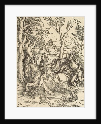 Knight and Lansquenet, c. 1497 by Albrecht Dürer