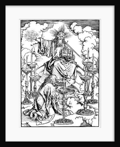 St Johns Vision of Christ and the Seven Candlesticks by Albrecht Dürer