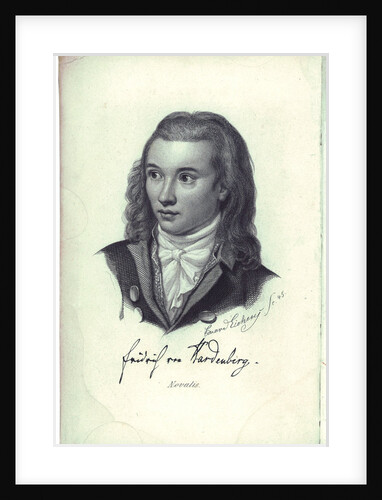 Portrait of the poet Novalis, 1845 by Friedrich Eduard Eichens