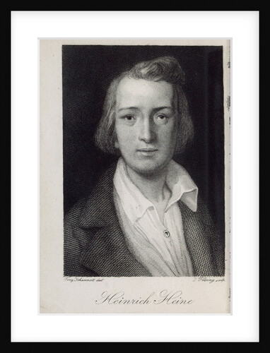 Portrait of the poet Heinrich Heine, 1850 by Jacob Felsing