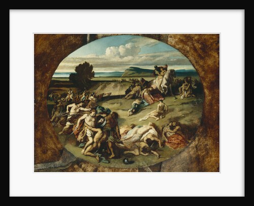 The Battle of the Amazons, 1857 by Anselm Feuerbach