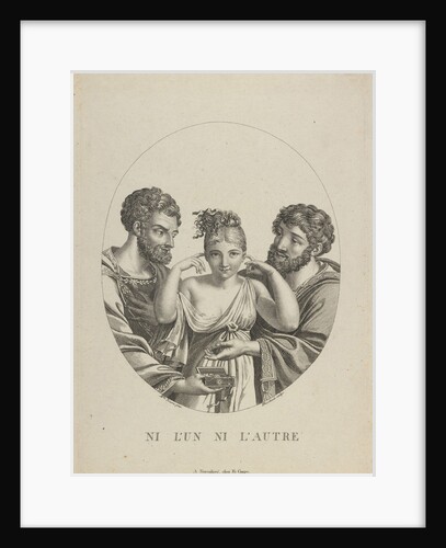 None of the two (Ni LUn, Ni LAutre), Early 19th cen by Friedrich Fleischmann