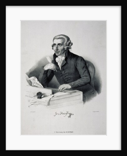 Portrait of the composer Joseph Haydn by German master