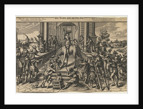 Brother Donkey with Money, Early 17th cen by German master