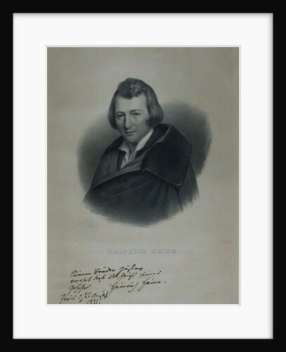 Portrait of the poet Heinrich Heine, 1839 by Julius Giere