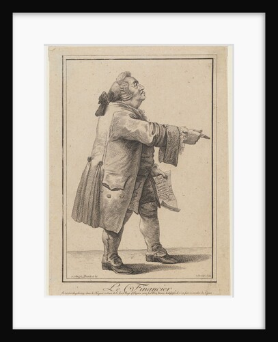 Le Financier (The Financier), 1784 by Joseph Franz von Goez