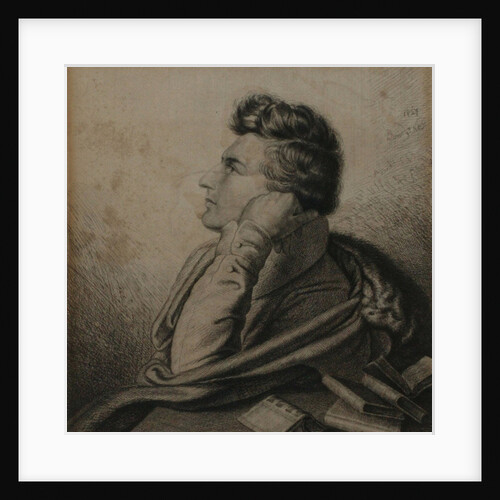 Portrait of the poet Heinrich Heine, 1827 by Ludwig Emil Grimm