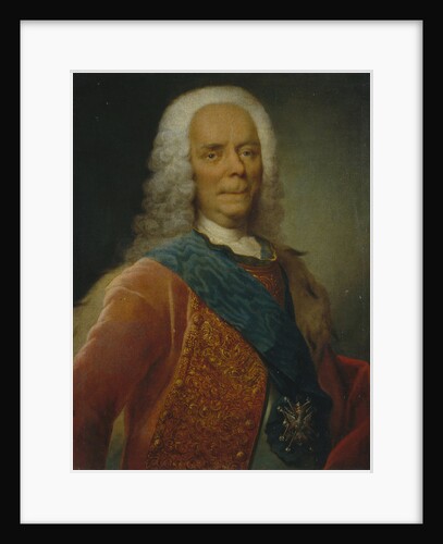 Portrait of Prince Vasili Vladimirovich Dolgorukov, before 1746 by Georg-Christoph Grooth