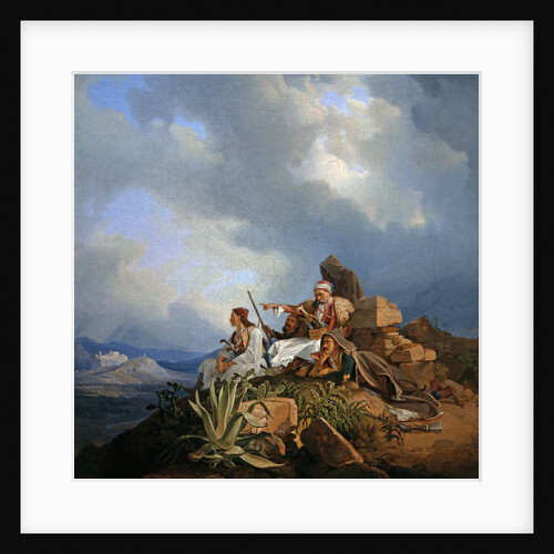 Armatoles near Athens, 1829 by Peter von Hess