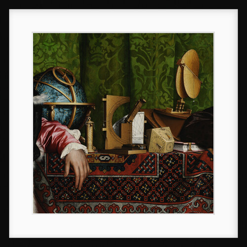 The Ambassadors (Detail), 1533 by Hans Holbein the Younger