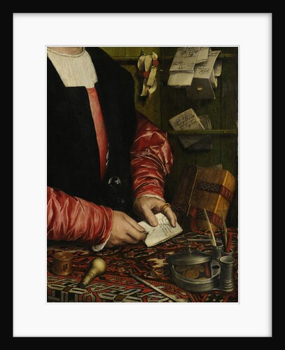 The Merchant Georg Gisze (Detail), 1532 by Hans Holbein the Younger